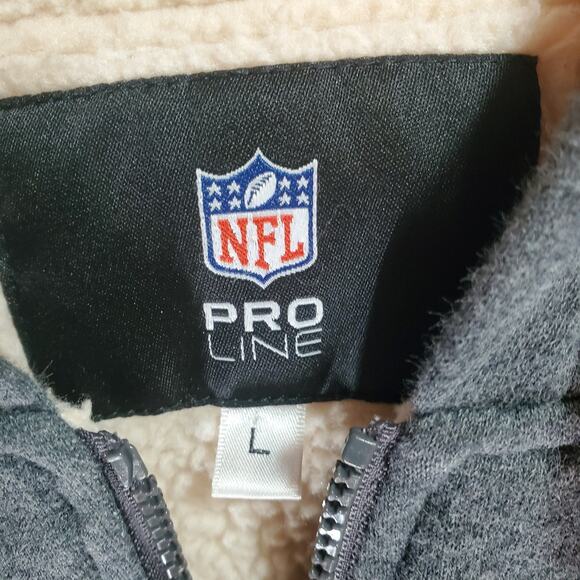 New Orleans Saints Hoodie Jacket- NFL Pro Line Size L - Picture 6 of 10